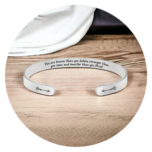 Armband You are braver than you believe