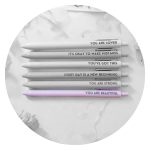 Pen in pasteltint met lieve quote YOU ARE BEAUTIFUL