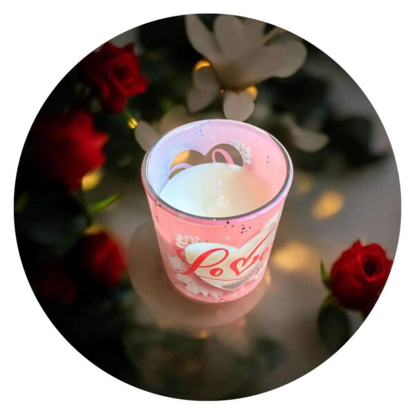 Geurkaars roze love