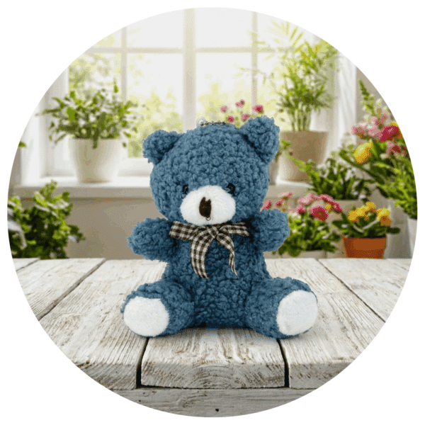 tashanger blauw beertje