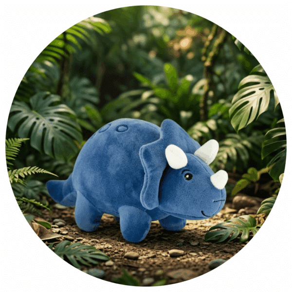 zachte dinosaurus | blauw