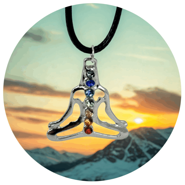 Chakra veterketting met boeddha in lotushouding