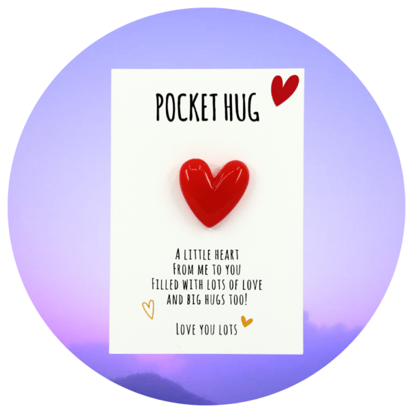 Pocket Hug hartje rood
