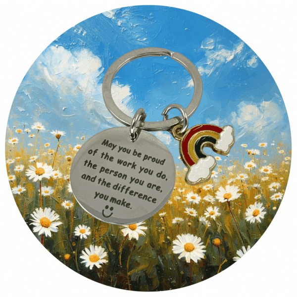 sleutelhanger proud met regenboog