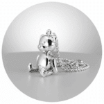 Halsketting met teddybeer zijaanzicht