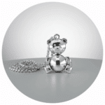 Halsketting met teddybeer vooraanzicht